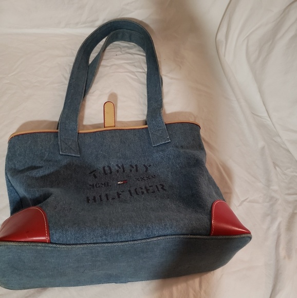 Denim colored Tommy Hilfiger bag - Picture 3 of 6